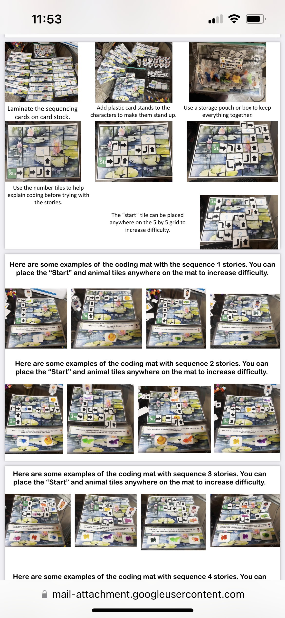 Character Sequence and Code