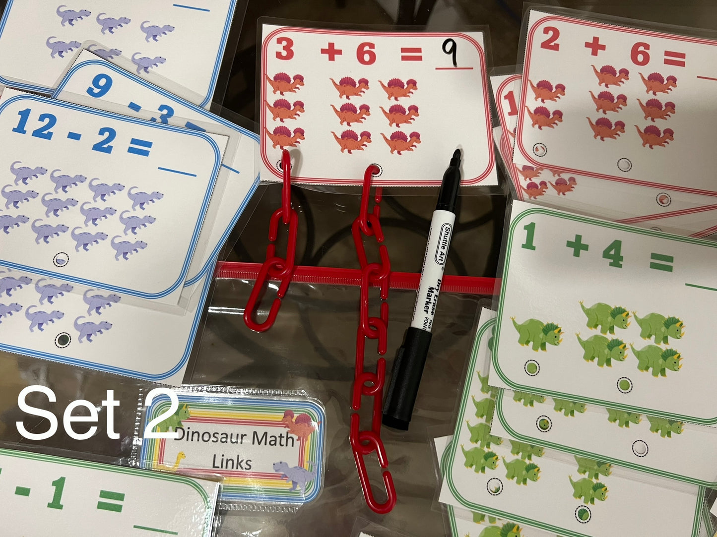 Dinosaur Math Links Set 2