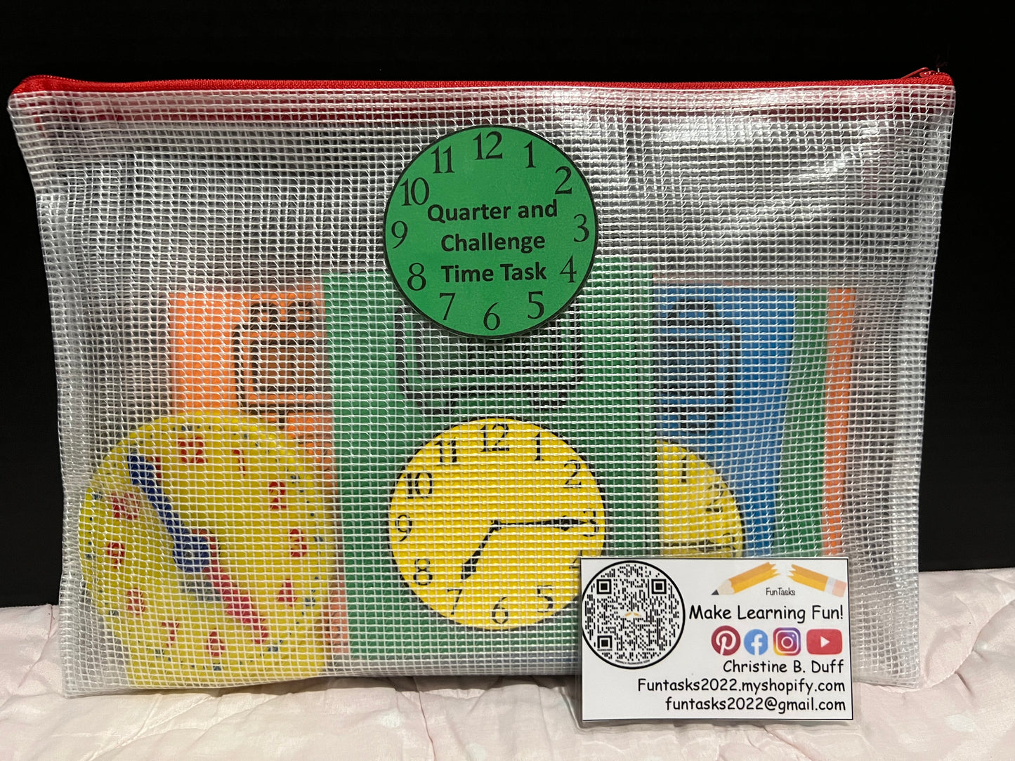 #2 Hard Copy Pre-Made Set Quarter and Challenge Time Task