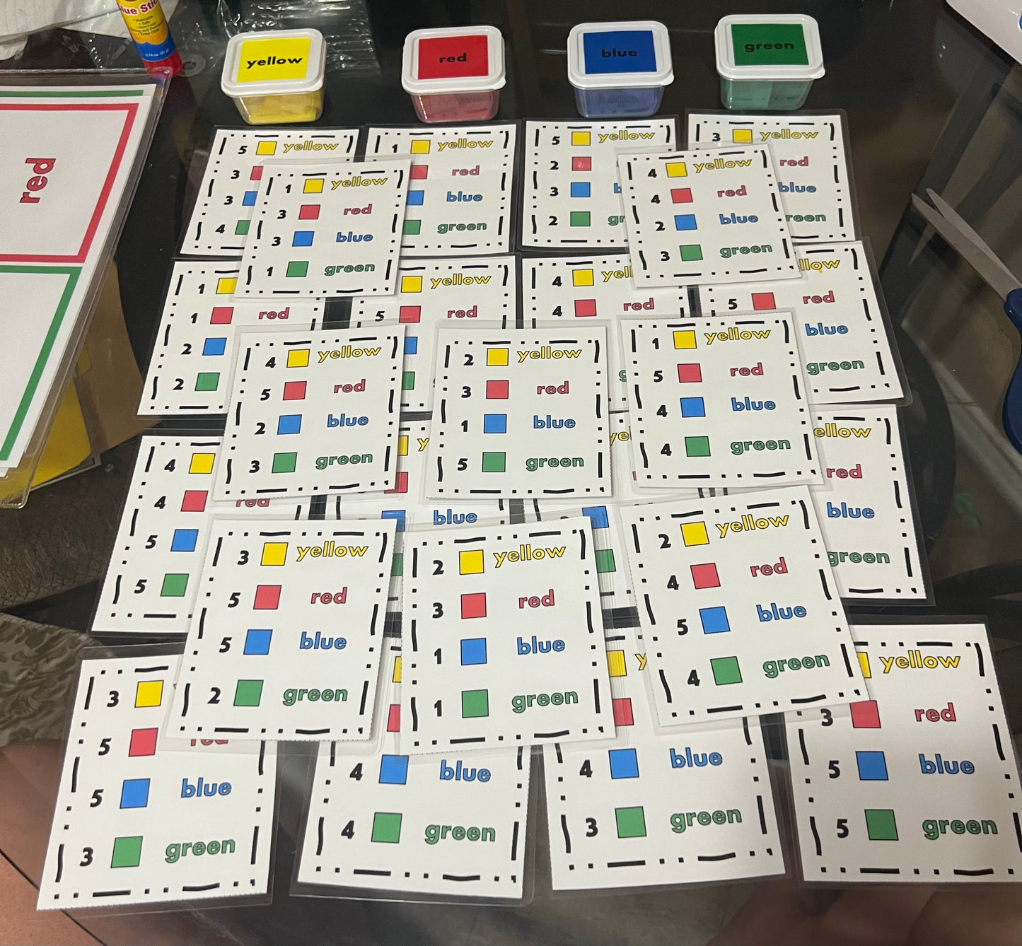 🟨🟥 Color Sort and Count 🟩🟦