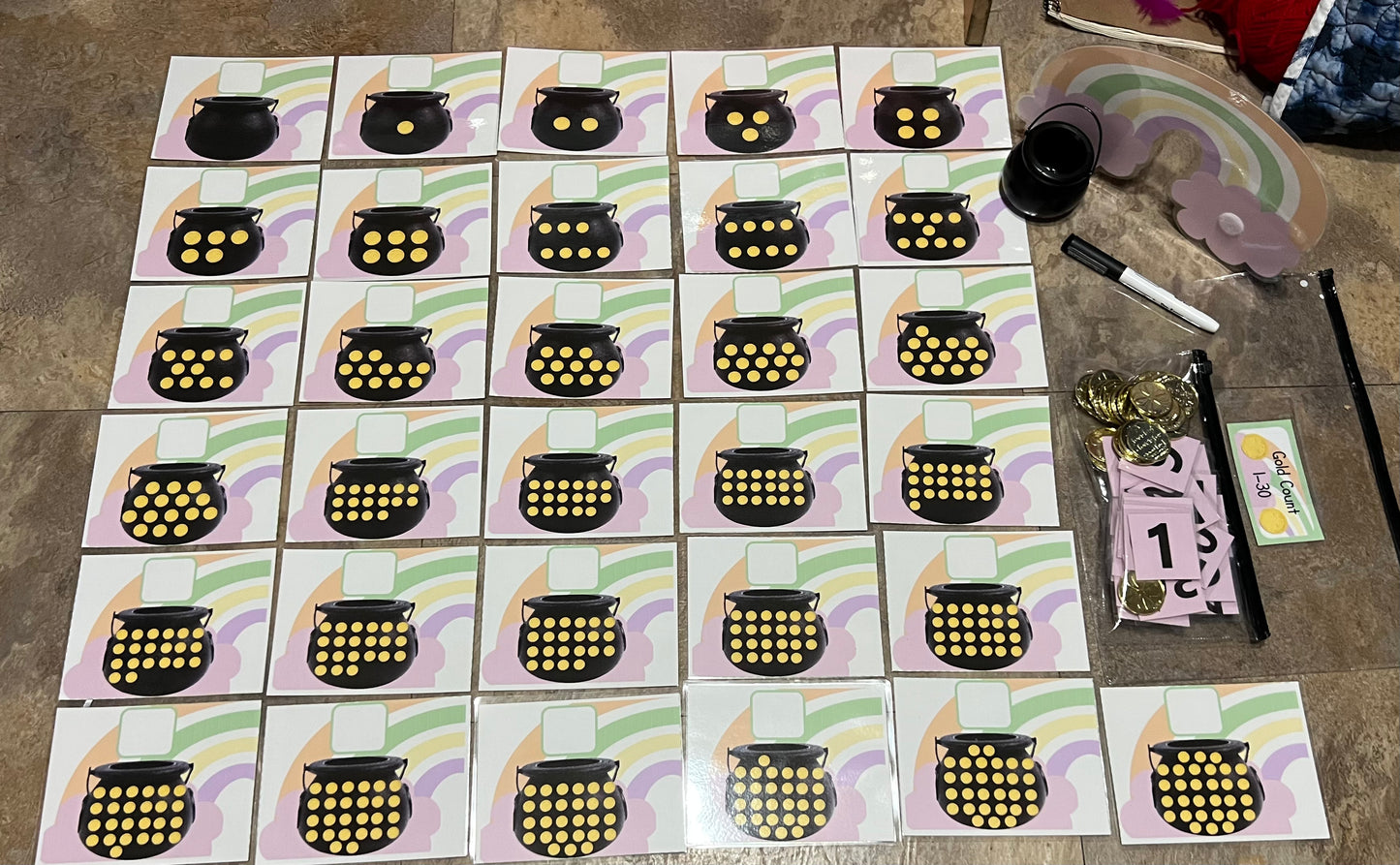 Gold Count 1-30