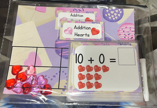 Addition Hearts Up to 10