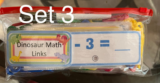 Dinosaur Math Links Set 3