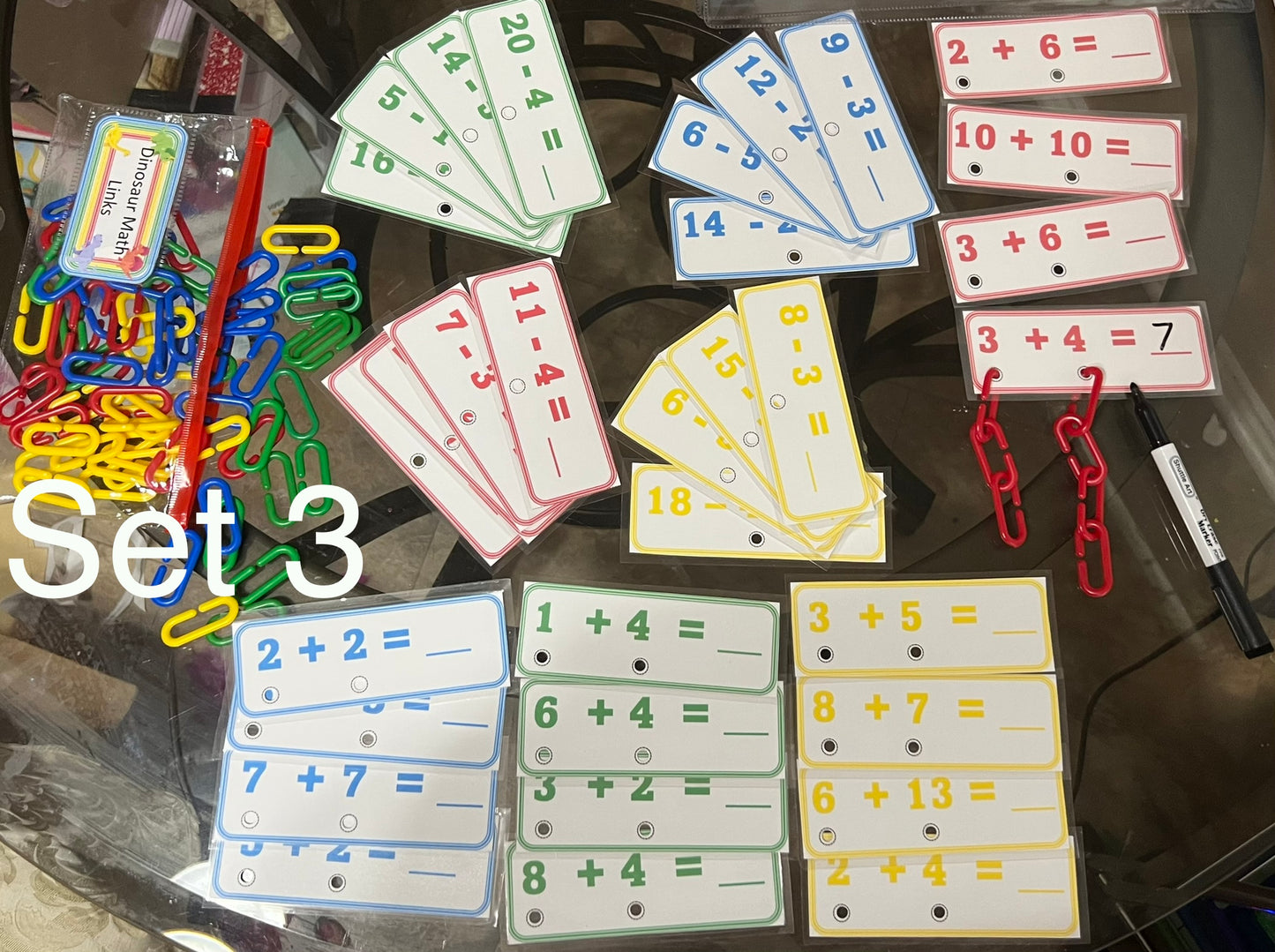 Dinosaur Math Links Set 3