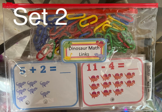 Dinosaur Math Links Set 2