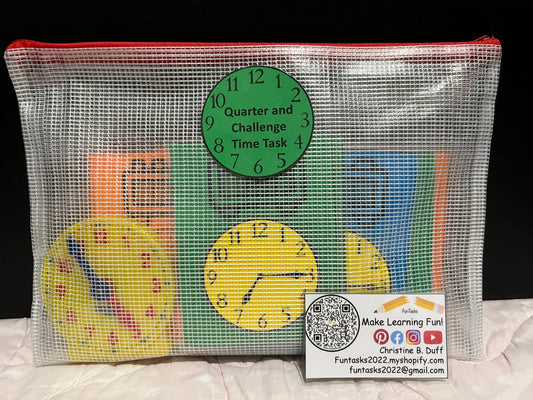 #2 Hard Copy Pre-Made Set  Quarter and Challenge Time Task
