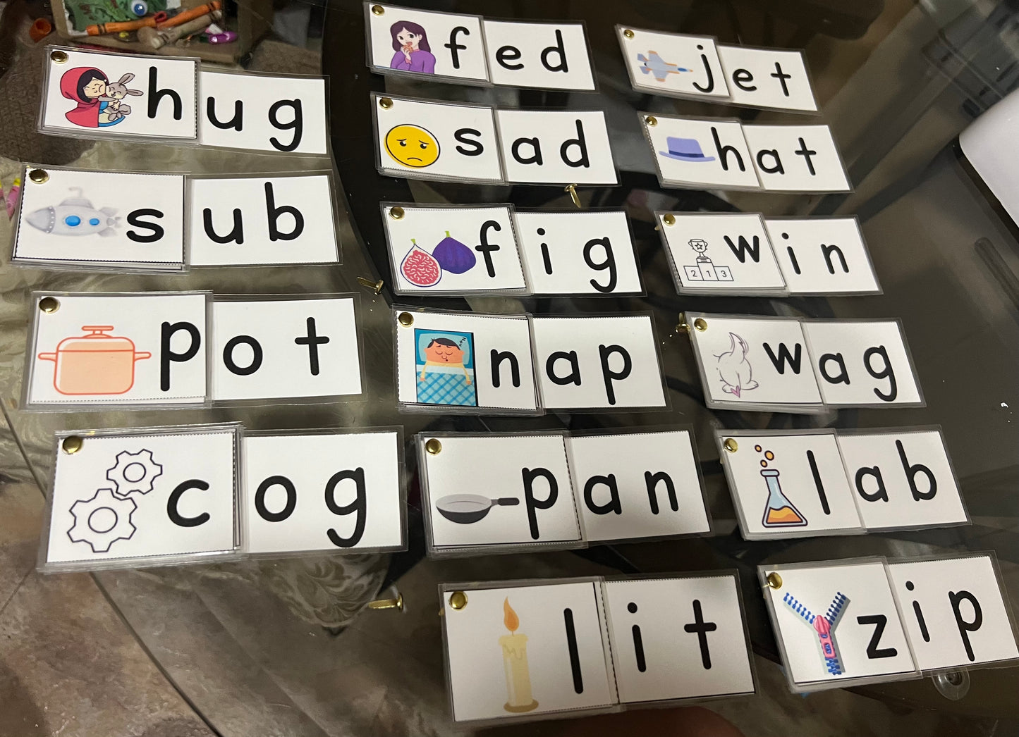 CVC and CCVC Word Flip with Pictures
