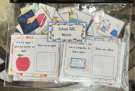 School 🍎 ABC Match