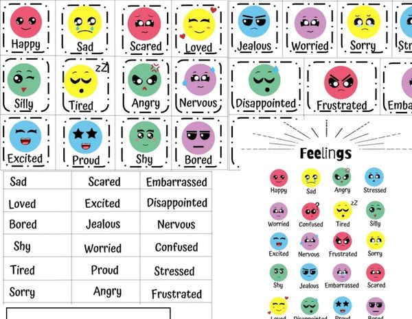 Feelings Match Sticks