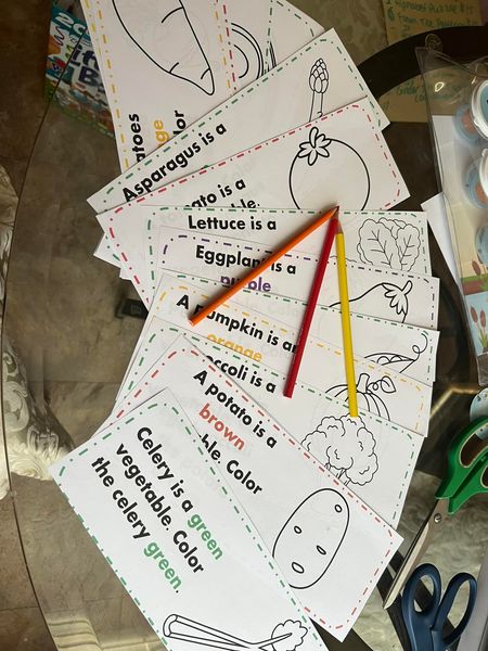 Vegetables Coloring Book